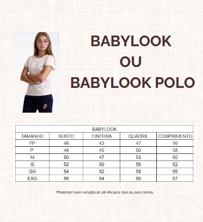 BABYLOOK BRANCA ALGOD�O POLIEDRO