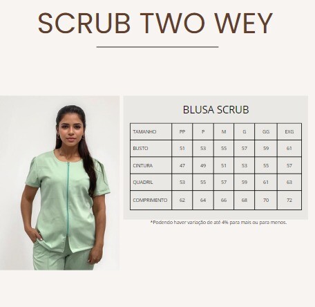 CAMISA SCRUB TWO WAY UNISSEX