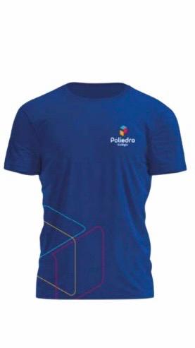 CAMISETA  AZUL PV POLIEDRO