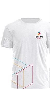 CAMISETA  BRANCA PV POLIEDRO