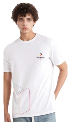 CAMISETA  BRANCA PV POLIEDRO