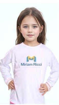 CAMISETA ML BRANCA ALGODO MIRIAM RICCI - EI