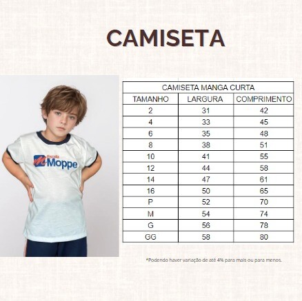CAMISETA  MOPPE PV - FUNDAMENTAL GOLA MARINHO