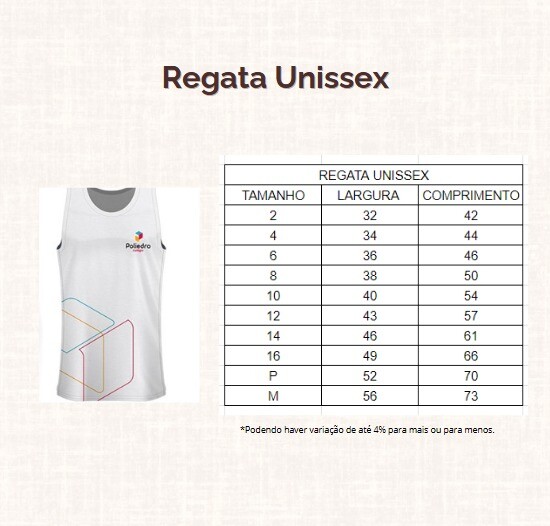 REGATA BRANCA PV POLIEDRO