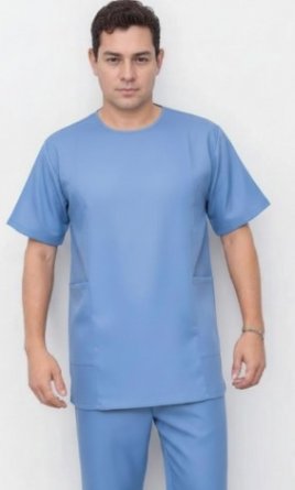 BLUSA SCRUB POLIAMIDA UNISSEX