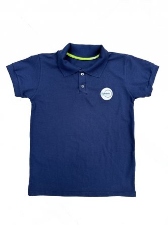 CAMISA GOLA POLO UNISSEX AZUL ESCURO SPHERE