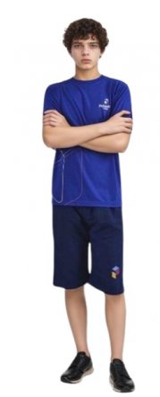 CAMISETA  AZUL PV POLIEDRO