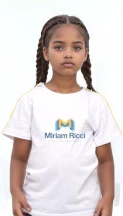 CAMISETA BRANCA ALGODO MIRIAM RICCI - EI