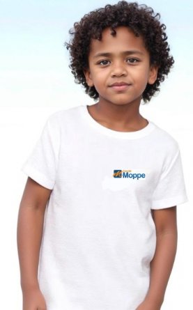 CAMISETA BRANCA MOPPE ALGODO - FUNDAMENTAL
