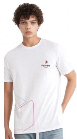 CAMISETA  BRANCA PV POLIEDRO