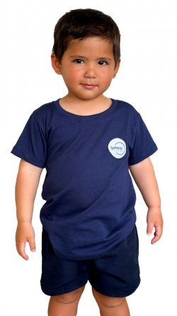 CAMISETA MANGA CURTA UNISSEX AZUL SPHERE