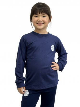CAMISETA MANGA LONGA UNISSEX AZUL SPHERE