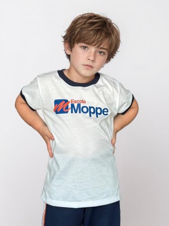 CAMISETA  MOPPE PV - FUNDAMENTAL GOLA MARINHO