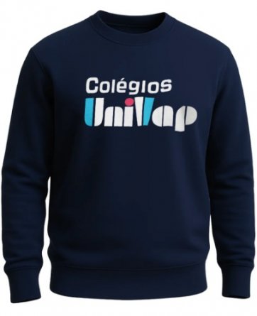 CASACO MOLETOM MARINHO UNIVAP - FUNDAMENTAL I  AO T�CNICO