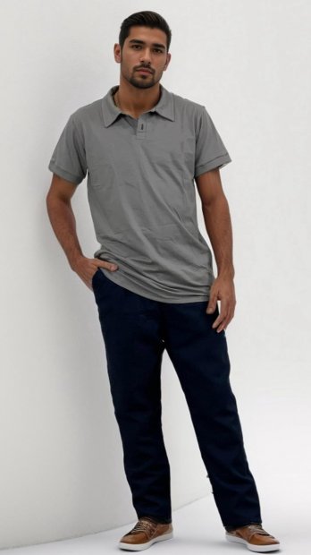 CAMISA GOLA POLO ALGODO CONFORTO