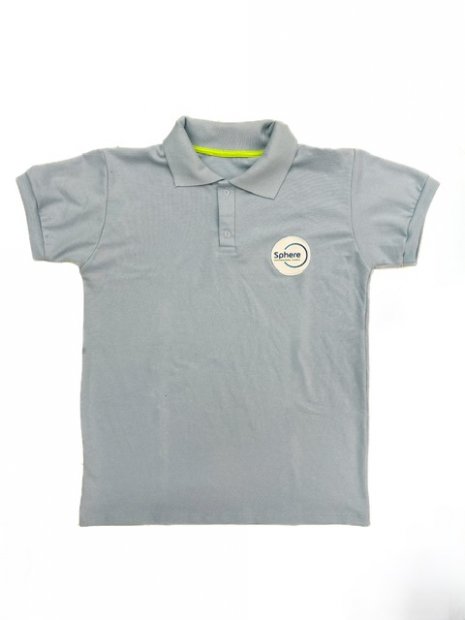 CAMISA GOLA POLO UNISSEX AZUL CLARO SPHERE