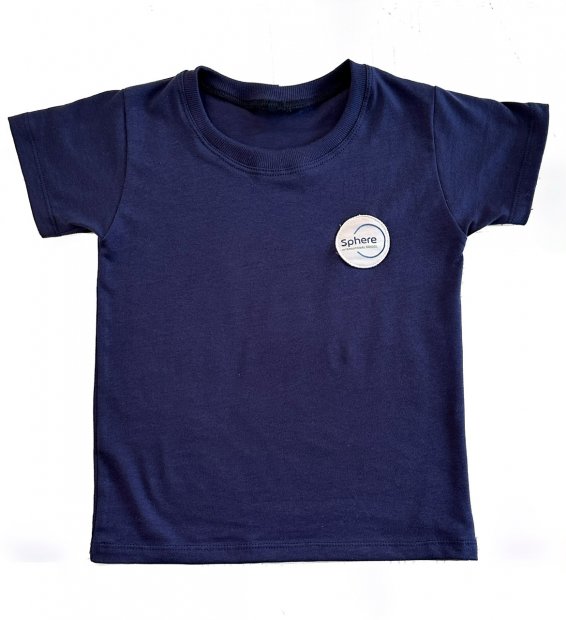 CAMISETA MANGA CURTA UNISSEX AZUL SPHERE
