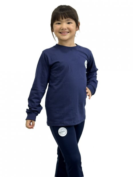 CAMISETA MANGA LONGA UNISSEX AZUL SPHERE