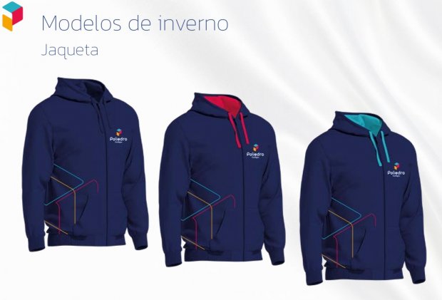 JAQUETA C/C MOLETOM POLIEDRO