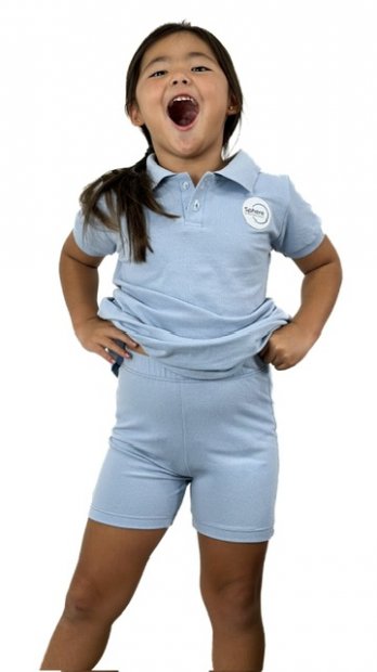 VESTIDO GOLA POLO AZUL CLARO SPHERE