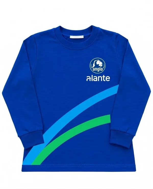 CAMISETA MANGA LONGA ROYAL ANGLO ALANTE