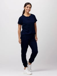 CALÇA SCRUB ELEGANCE