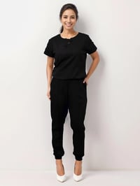 CALÇA SCRUB ELEGANCE