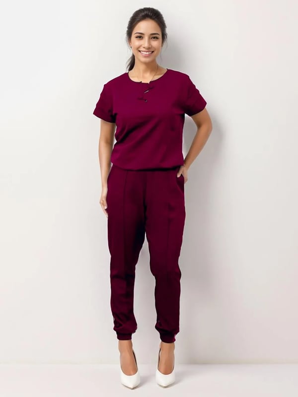 CALÇA SCRUB ELEGANCE
