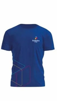 CAMISETA  AZUL PV POLIEDRO
