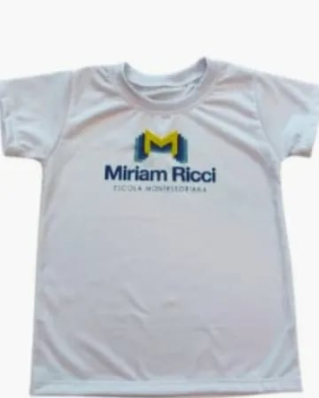 CAMISETA BRANCA ALGODÃO MIRIAM RICCI - ELEMENTAR