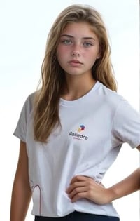 CAMISETA BRANCA ALGODÃO POLIEDRO