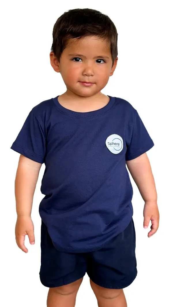 CAMISETA MANGA CURTA UNISSEX AZUL SPHERE