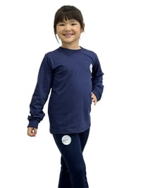 CAMISETA MANGA LONGA UNISSEX AZUL SPHERE