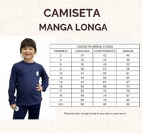 CAMISETA MANGA LONGA UNISSEX AZUL SPHERE