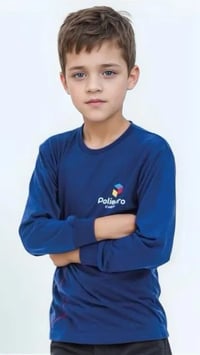 CAMISETA ML AZUL POLIEDRO
