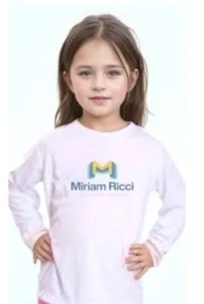 CAMISETA ML BRANCA ALGODÃO MIRIAM RICCI - ELEMENTAR