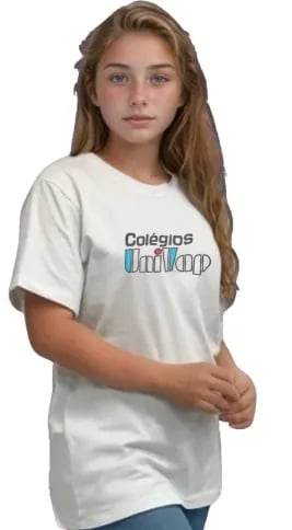 CAMISETA PV BRANCO UNIVAP - FUNDAMENTAL II AO TÉCNICO