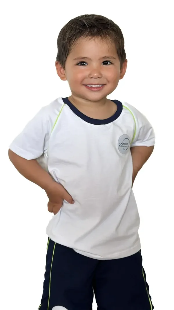 CAMISETA UNISSEX BRANCA SPHERE