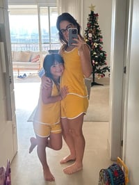 PIJAMA ALGODÃO CONFORTO AMARELO OURO
