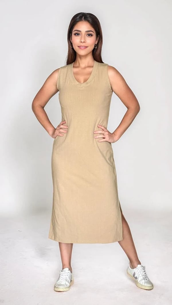 VESTIDO BALI GENGIBRE