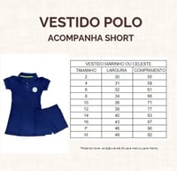 VESTIDO GOLA POLO AZUL CLARO SPHERE